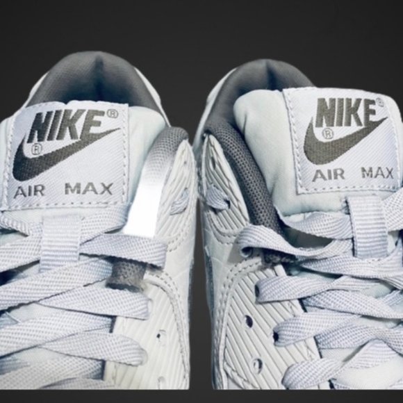 (SOLD-eb) Nike Air Max 90 • Premium Wolf Grey - Picture 3 of 9